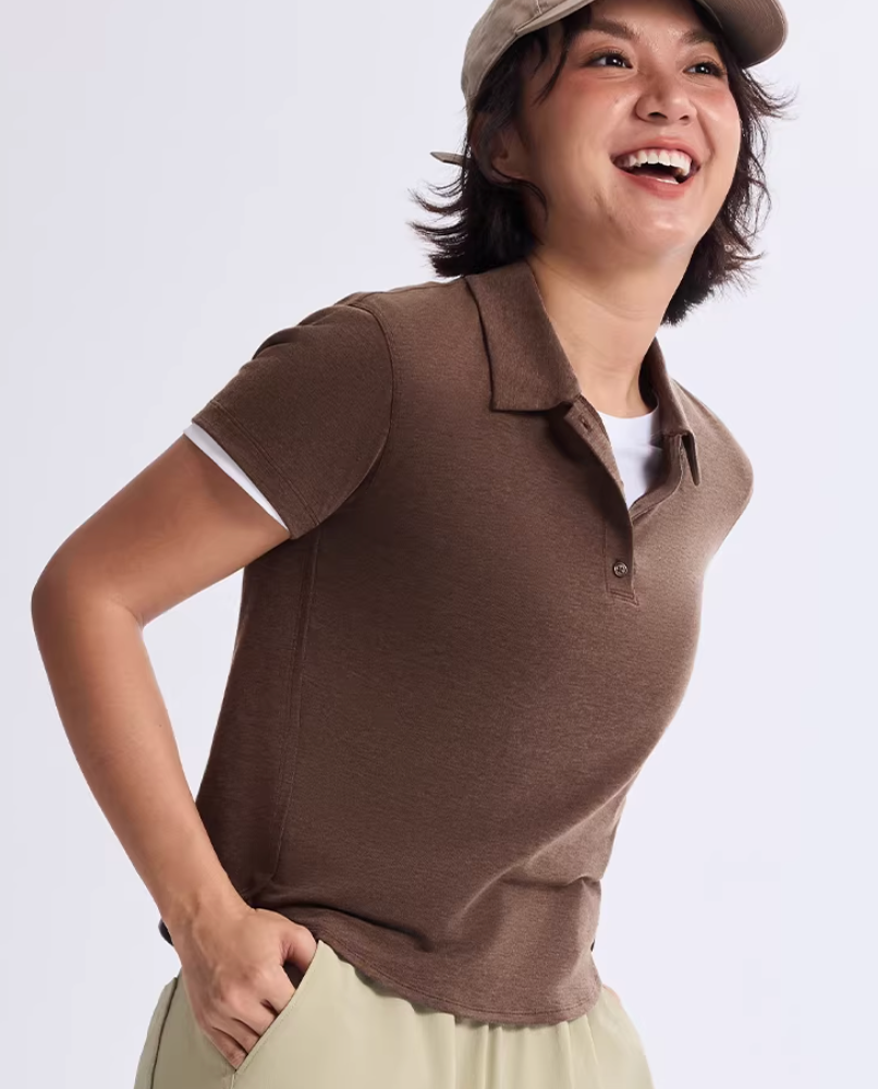 Redgray Women's Knit Polo Shirt