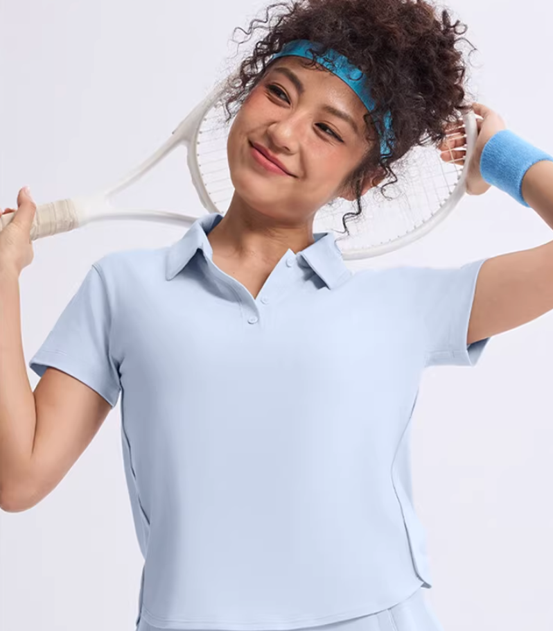 Redgray Women's Knit Polo Shirt