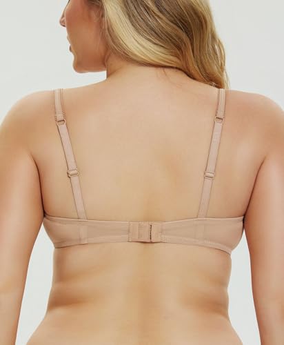 Women See Through Sheer Bra Sexy Lace Mesh Minimizer Bra Unlined Underwire Support Everyday Bra
