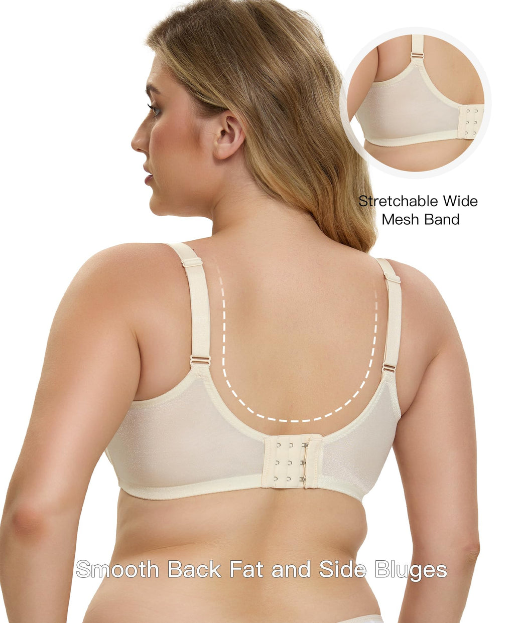 Women's See Through Sexy Sheer Bra Full Coverage Unlined Underwire Support Everyday Bras
