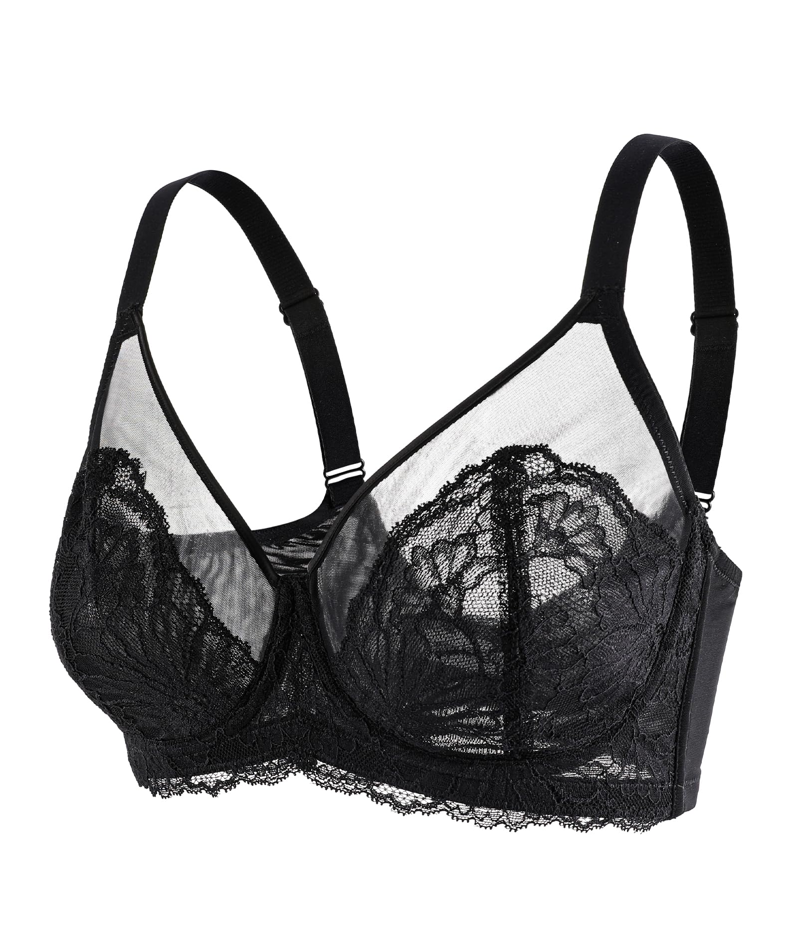 Minimizer Bras for Women Full Coverage Underwire Lace Bra